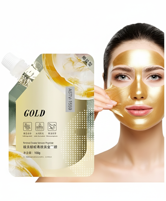 Retinol Gold Mask Deep Moisturizing Brightening Anti-aging Lifting Oil Tear-Off